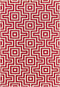 Momeni Rugs Baja Collection Contemporary Indoor & Outdoor Area Rug, Easy to Clean, UV protected & Fade Resistant, 1'8" x 3'7", Red...