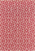 Momeni Rugs Baja Collection Contemporary Indoor & Outdoor Area Rug, Easy to Clean, UV protected & Fade Resistant, 1'8" x 3'7", Red...
