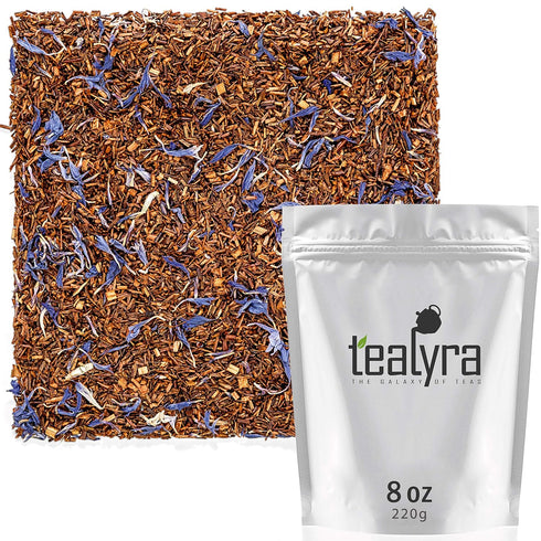 Tealyra - Rooibos Earl Grey - Caffeine-Free - Herbal Loose Leaf Tea - Red Bush Tea with Bergamot oil - Claming and Relaxing Blend - 220g (8-ounce)...