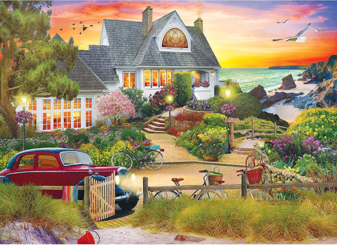 RoseArt - My Happy Place - Seaside Hill - 1000 Piece Jigsaw Puzzle for Adults...