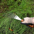 Japanese Hand Rake Garden Tool, Japanese Steel with Wood Handle, Small Rake for Leaves, Handheld Garden Cleaning Tool, Made in Japan, Silver...