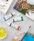 Faber-Castell Oil Paint Set: 12 Liquid Oil Paint Tubes (20ml), Oil Painting Supplies for Beginner and Hobby Artists...