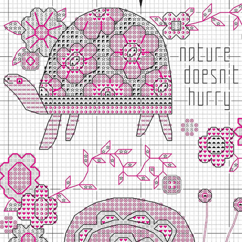 Dimensions Take Your Time Counted Cross Stitch Kit for Beginners, 5" x 7", 14 Cnt. Ivory Aida 4 pcs...