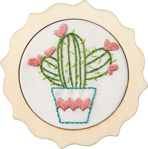 Bucilla My First Stitch Embroidery Kit, 4", Stuck on You......
