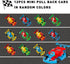 PROLOSO Pull Back Go Kart Friction Powered Racing Cars Kids Birthday Party Favors Goodie Bag Fillers Class Prizes Little Wind Up Vehicle Toys in B...