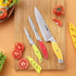 Chef Knife, 3PCS Kitchen Knife, Multicolor Stainless Steel Sharp Chef Knife Set, 8 Inch Chef's Knife, 4.5 Inch Utility Knife, 4 Inch Paring Knife ...