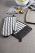 DII Cotton Heat Resistant Kitchen Pot Holders Set, (Set of 2-8x8.5), Farmhouse Chic Geometric Design, Heat Resistant and Machine Washable for Ever...