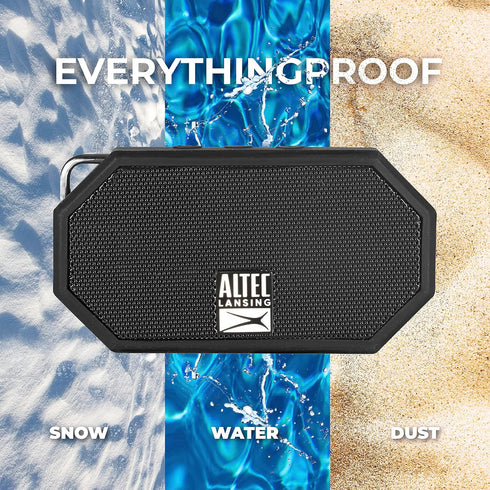 Altec Lansing Mini H2O - Waterproof Bluetooth Speaker, IP67 Certified & Floats in Water, Compact & Portable Speaker for Hiking, Camping, Pool, and...