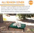 K&H Pet Products Original Pet Cot All Season Replacement Cover (Cot Sold Separately) Green Medium 25 X 32 Inches...