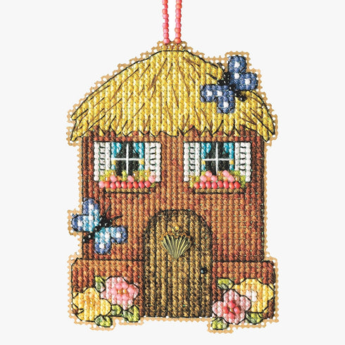 Mill Hill Straw House Cross Stitch Kit, Multi...