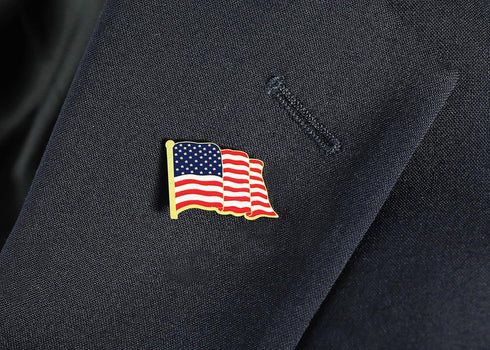 American Flag Lapel Pin Proudly Made in USA (1 Piece)...