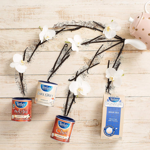 Tetley Tea Earl Grey Vanilla 24 Round Tea Bags...