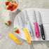 Paring Knife, 4PCS Paring Knife Set with Knife Sheaths, 3.7 inch Stainless Steel Pairing Knife, Ultra Sharp Small Kitchen Vegetable Fruit Knives, ...