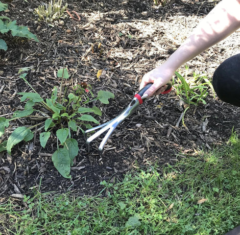 Radius Garden 10311 Ergonomic Aluminum Hand Cultivator, Red...