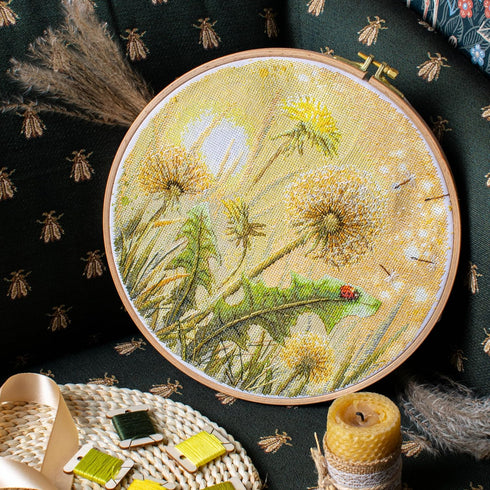 HobbyJobby Cross Stitch Kit It's time to Fly, Counted Cross Stitch Kit for Adults, Needlepoint and Embroidery Kit......