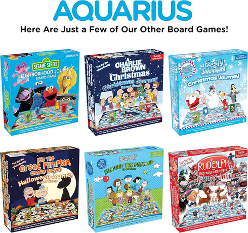 AQUARIUS Rudolph The Red-Nosed Reindeer Board Game - Fun Family Christmas Gift for Kids & Adults - Officially Licensed Rudolph Merchandise & Colle...