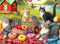 100 Pieces Jigsaw Puzzles for Adults - Cat Puzzles for Kids Ages 6-8 8-10 10-12 - Picnic Kittens and Donuts...