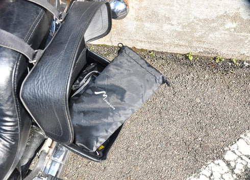 Sun Reflective Motorcycle Seat Cover Waterproof and Light Resistant Protection | Heat Resistant Shield for a Cooler Motorbike Seat | Compact with ...