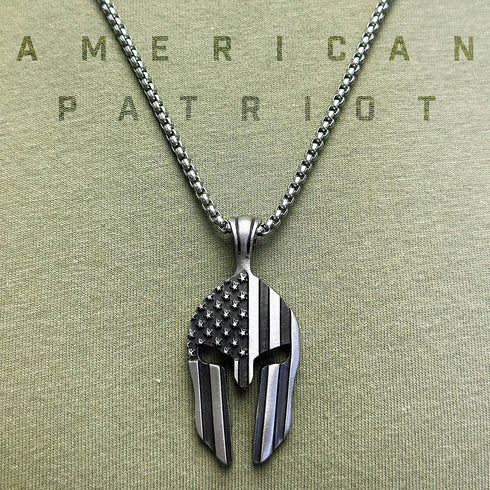 Workout Pendant Necklace, The Spartan Warrior Pendant, Self-Discipline, Hard Work, Dedication, Motivational Gift for Gym Lovers, Titanium Steel Ne...