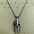 Workout Pendant Necklace, The Spartan Warrior Pendant, Self-Discipline, Hard Work, Dedication, Motivational Gift for Gym Lovers, Titanium Steel Ne...