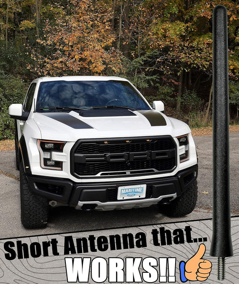 AntennaMastsRus - The Original 6 3/4 Inch is Compatible with Nissan Pathfinder (2013-2019) - Car Wash Proof Short Rubber Antenna - Internal Copper...