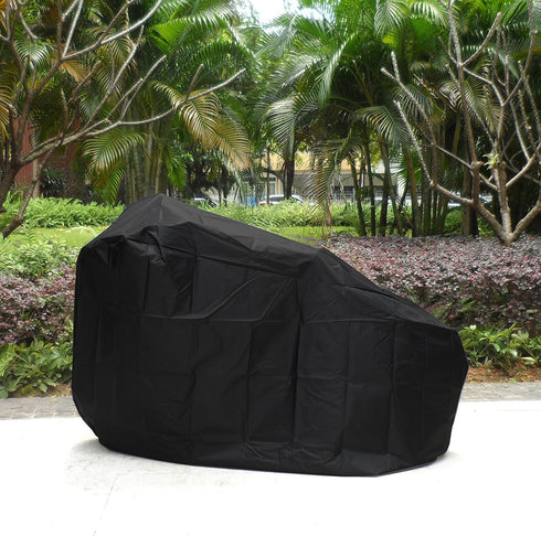 Bike Cover 190T Nylon Waterproof Bicycle Cover for Mountain Bike, Road Bike Outdoor Storage, L (Black)...