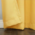 No. 918 Montego Casual Textured Semi-Sheer Grommet Curtain Panel, Yellow, 48" x 84", Single Panel...