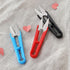 3PCS Sewing Scissors, JJOO Yarn Thread Cutter Mini Small Snips Trimming Nipper, Great for Sewing, DIY Supplies (Blue, Red, Black)......
