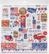 Echo Park Paper Company America Collection Kit paper, red, white, blue 12-x-12-Inch...