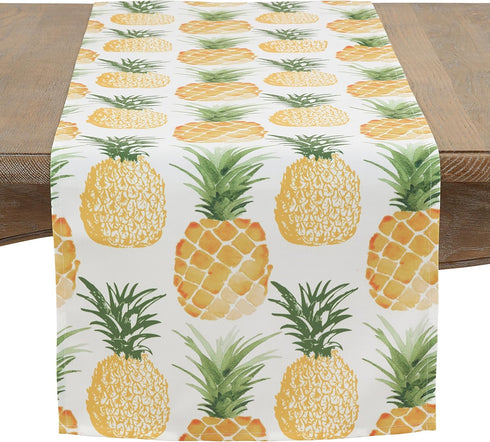 SARO LIFESTYLE Pineapple Collection Days Runner/3053.M1672B, 16" x 72", Multi...