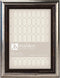 Malden International Designs Classic Mouldings Brentwood Bronze Wave Inner with Outer Picture Frame, 5x7, Silver...