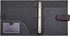 It's Academic Mini Executive Leather Portfolio Folder, 1" Ring Binder and 250-Sheet Capacity, Note Pads, and 5.5" x 8.5" Documents, 2 Pen Loops, D...