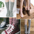 Bienvenu Slouch Boot Socks for Women (5 Paris), Funny Crew Cotton Slouchy Trouser Dress Socks...