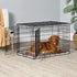 MidWest Homes for Pets Quiet Time Reversible Crate Pan Cover 36' Mushroom Diamond/Fleece...