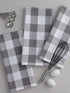 DII Buffalo Check Kitchen Collection, Classic Farmhouse Dishtowel Set, 20x30, Gray & White, 3 Piece...