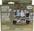Testors 308937 6 Color Acrylic Paint Set Wooden Derby Car with Paint Tray...