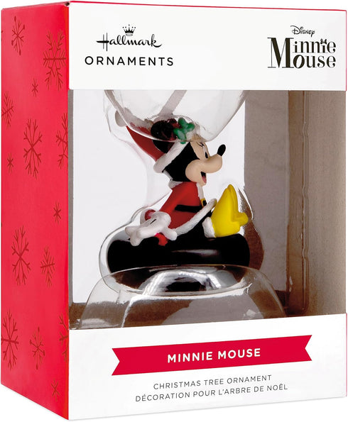 Hallmark Disney Minnie Mouse on Snow Tube Christmas Ornament...