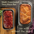 Anolon Advanced Nonstick Bakeware 2-Piece Loaf Pan Set, Gray with Silicone Grips - 54715...