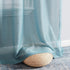 HLC.ME Lauren Semi Sheer Light Filtering Transparent Pocket Top & Back Tab Lightweight Floor Length Window Curtains Drapery Panels Bedroom & Livin...