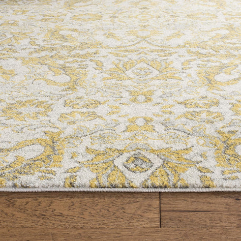 SAFAVIEH Evoke Collection 2'2" x 4' Ivory/Gold EVK238S Non-Shedding Living Room Bedroom Accent Rug...