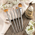 Royal & Langnickel Zen 5pc Standard Handle Brush Set, Includes - Oval Wash, Angular, Shader, Fan & Round Brushes...