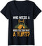 Glamper Nature Lover Mountains Camping Gear Glamping V-Neck T-Shirt...