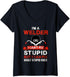 Womens Funny Im A Welder Gift Welding Wedding Supplies for Men Dad V-Neck T-Shirt...
