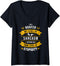 Womens Roofer My Sarcasm Depends On Your Stupidity Roofing V-Neck T-Shirt...
