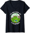 Womens Camping Lovers and Outdoor Lovers Camping Gear and Apparel V-Neck T-Shirt...