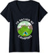 Womens Camping Lovers and Outdoor Lovers Camping Gear and Apparel V-Neck T-Shirt...