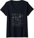 Womens Trendy Camping Gear Essentials Poster V-Neck T-Shirt...