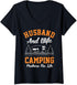Womens Husband And Wife Camping Partners For Life Camping Gear RV V-Neck T-Shirt...