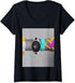 Smartwatch Interface Graphic V-Neck T-Shirt...
