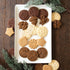Nordic Ware 01236 Yuletide Cast Cookie Stamps, 3-inch rounds, Silver...